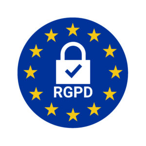 RGPD symbole, règlement général sur la protection des données